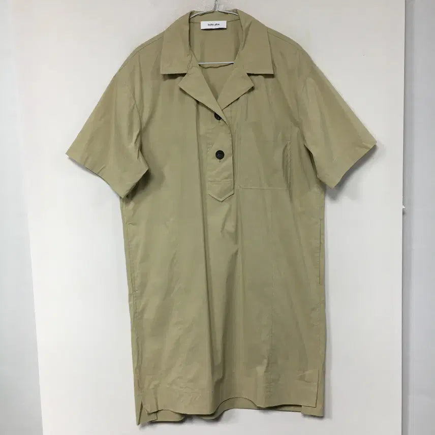 [BUNJANG] KUHO Cocoon Fit Shirt Dress / 22 KUHO 구호 코쿤핏 셔츠 원피스 55