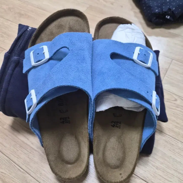 [BUNJANG] Birkenstock Zurich Sky Blue Regular Size 42 Sandals / [새상품] 42 바켄스탁 스위스 취리히 스카이블루 레귤러  (여름 대비)