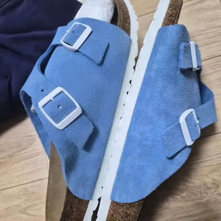[BUNJANG] Birkenstock Zurich Sky Blue Regular Size 42 Sandals / [새상품] 42 바켄스탁 스위스 취리히 스카이블루 레귤러  (여름 대비)