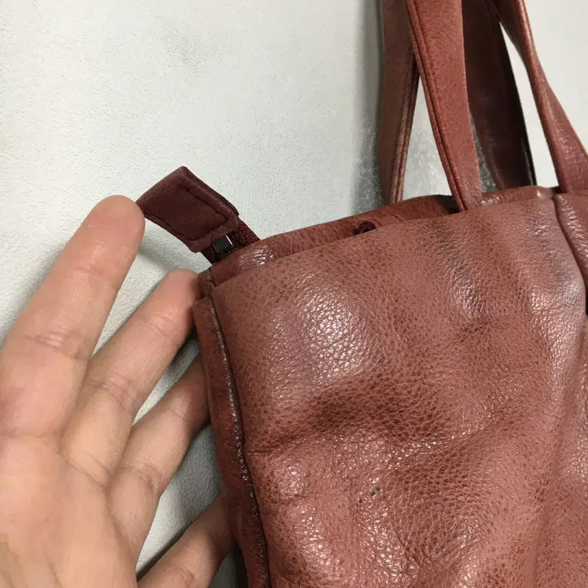 [BUNJANG] ISAE Natural Cowhide Tote Bag / ISAE 이새 천연 소가죽 토트백