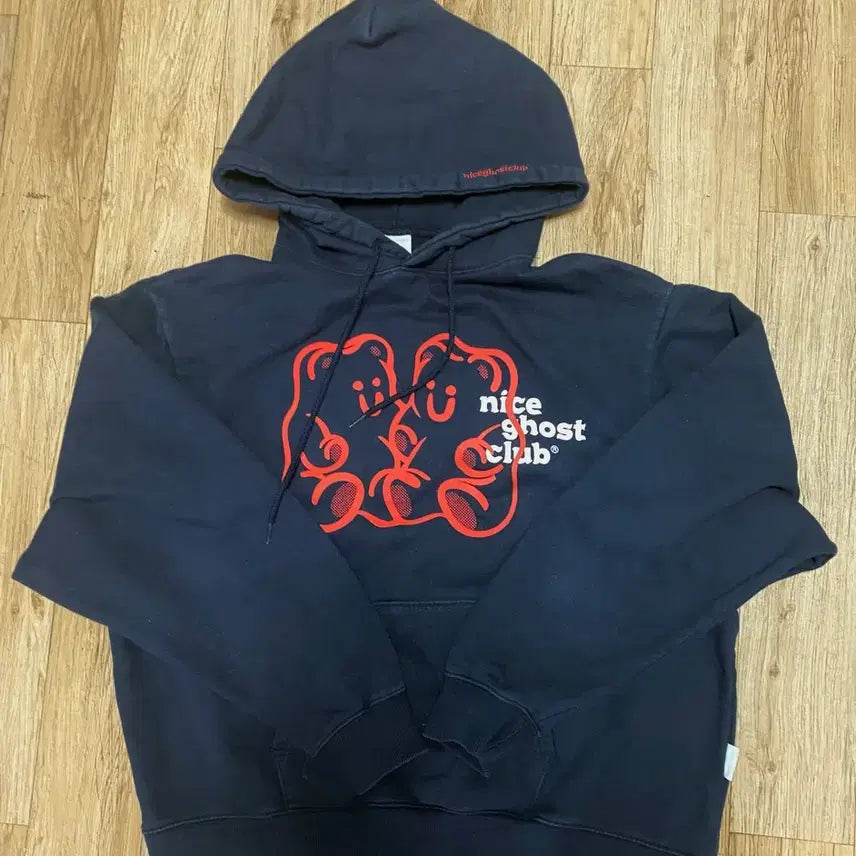 [BUNJANG] Nice Ghost Club Gummy Bear &amp; Logo Hoodie / 나이스고스트클럽 후드티 GUMMY BEAR &amp; LOGO HOODIE