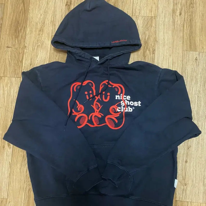 [BUNJANG] Nice Ghost Club Gummy Bear &amp; Logo Hoodie / 나이스고스트클럽 후드티 GUMMY BEAR &amp; LOGO HOODIE