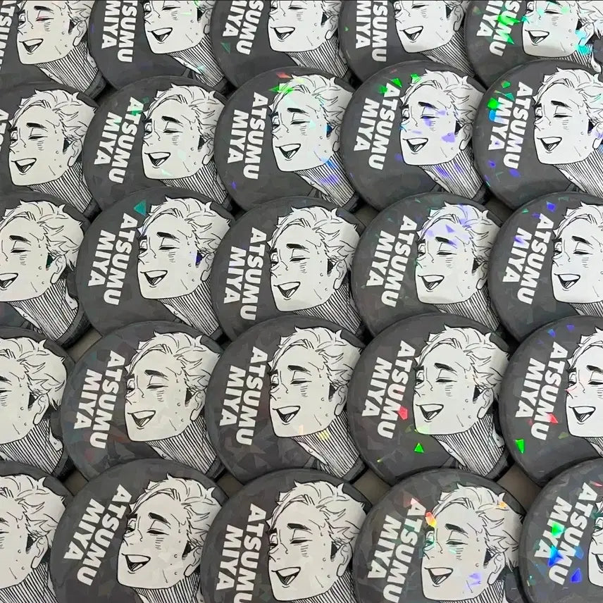 [BUNJANG] Haikyu Miyu Atsumu Can Badge Bundle Set / 하이큐 미야 아츠무 캔뱃지 대량 양도 이타백
