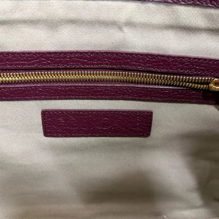 [BUNJANG] Couronne Linear Leather Tote Bag / [새상품] 쿠론 가방 리니어 소가죽 토트백+ 더스트백