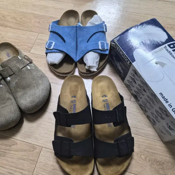 [BUNJANG] Birkenstock Arizona Black Sandals / [새상품] 43 버켄스탁 아리조나 블랙 280 (네로우)