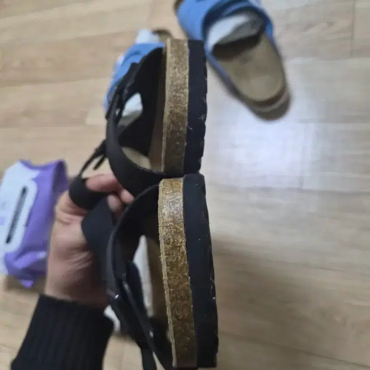 [BUNJANG] Birkenstock Arizona Black Sandals / [새상품] 43 버켄스탁 아리조나 블랙 280 (네로우)