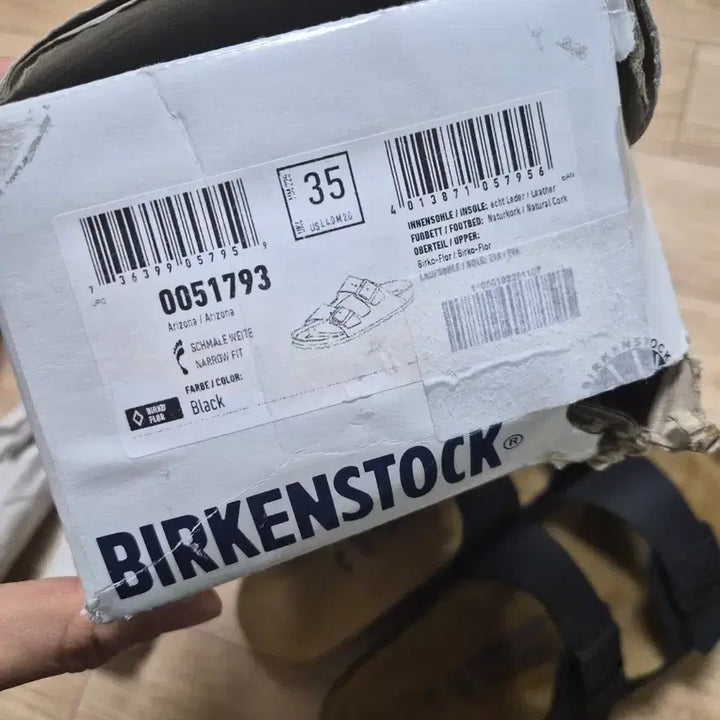 [BUNJANG] Birkenstock Arizona Black Sandals / [새상품] 43 버켄스탁 아리조나 블랙 280 (네로우)