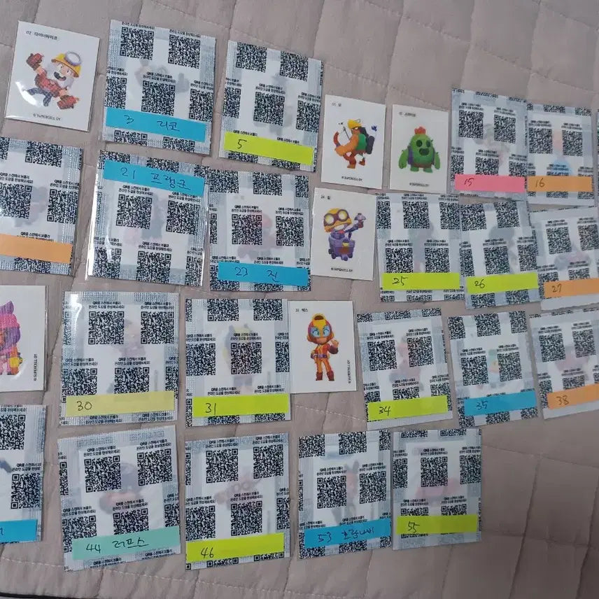 [SOLD OUT] 브롤스타즈 띠부씰 시즌1 29종