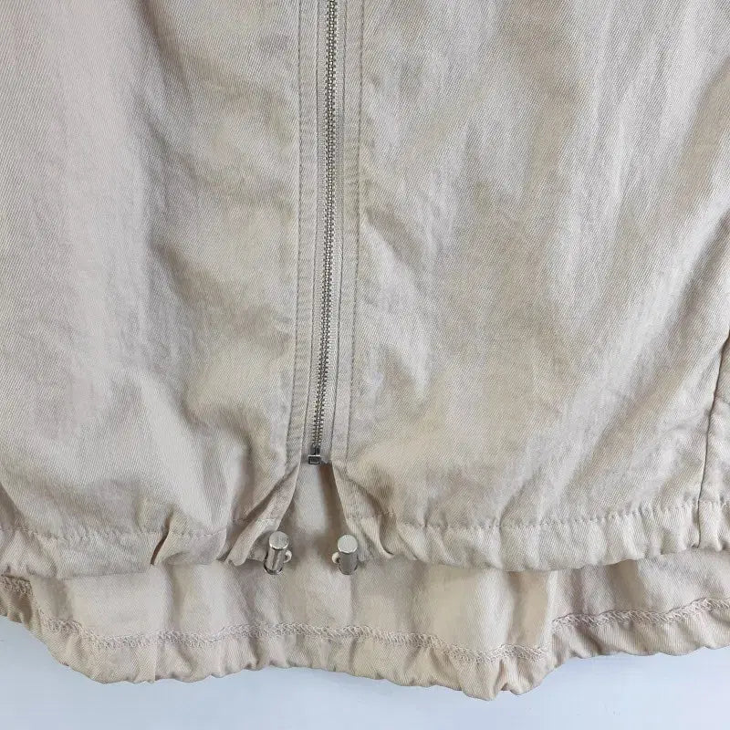 [SOLD OUT] 여FREE 후드 조끼 베이지 M6248
