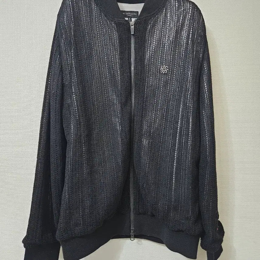 [BUNJANG] Saint Enders Black Sheer Bomber Jacket / 세인트엔듀르스 블랙 시스루 봄버 자켓