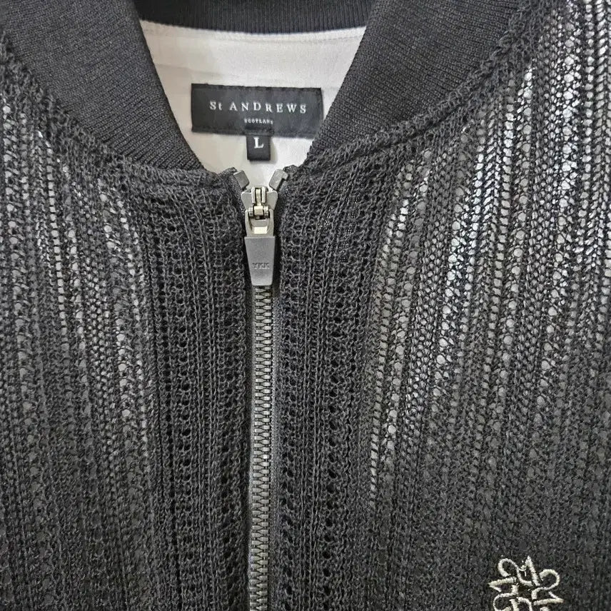 [BUNJANG] Saint Enders Black Sheer Bomber Jacket / 세인트엔듀르스 블랙 시스루 봄버 자켓