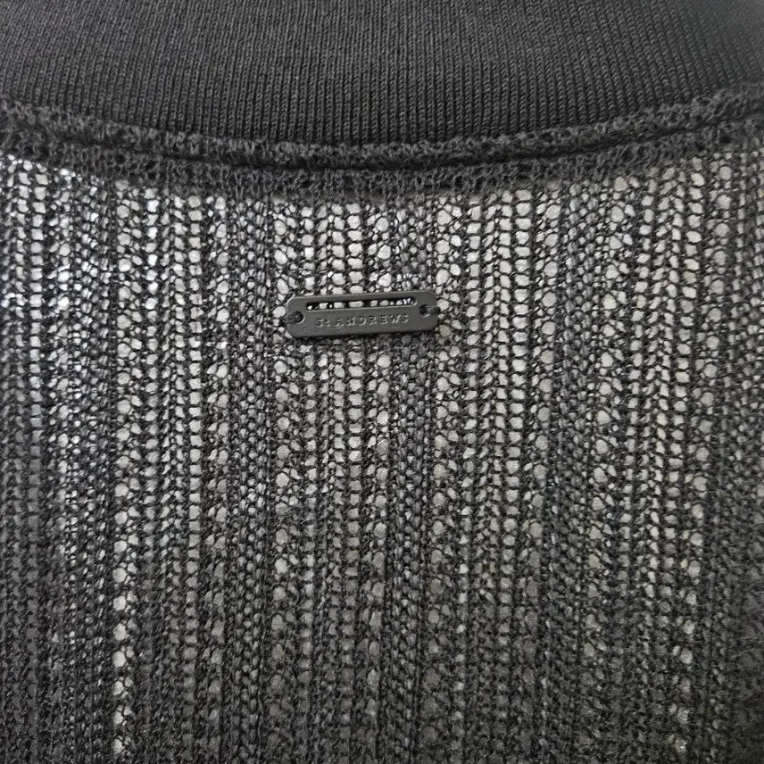 [BUNJANG] Saint Enders Black Sheer Bomber Jacket / 세인트엔듀르스 블랙 시스루 봄버 자켓