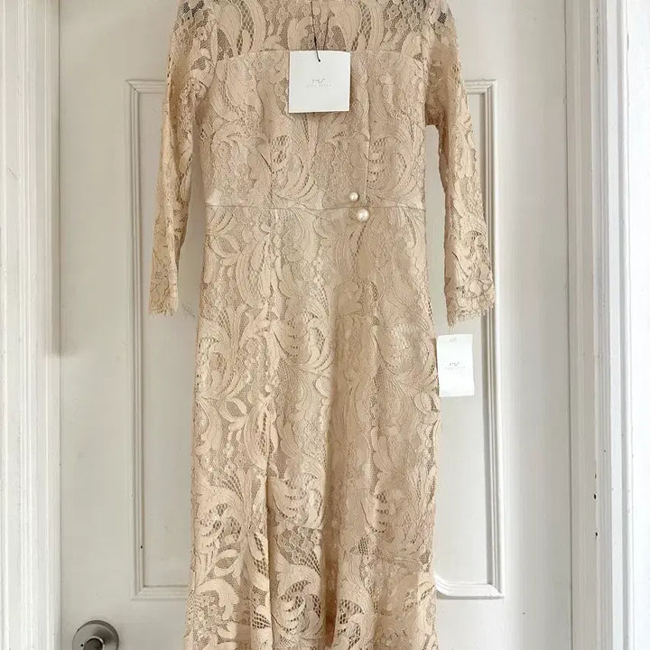 [BUNJANG] Hans Style Lace Premium Dress / 텍달린상품) 한스스타일 레이스 고급 원피스 S