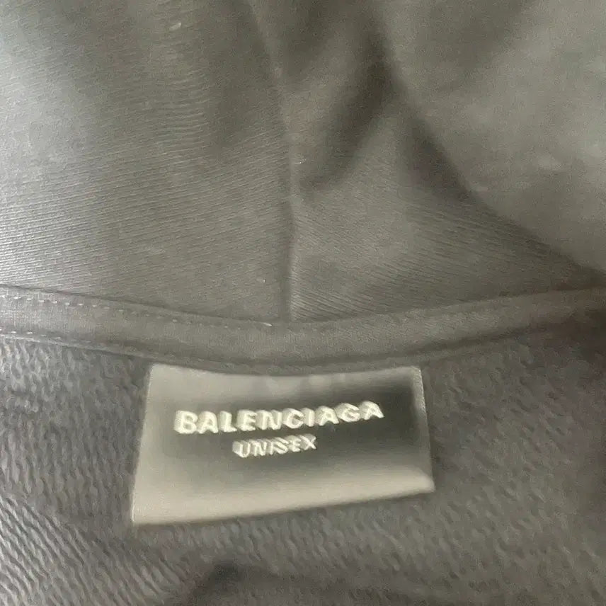 [BUNJANG] Balenciaga Gaff Clean Hoodie / 발렌시아가 개퍼 후드집업