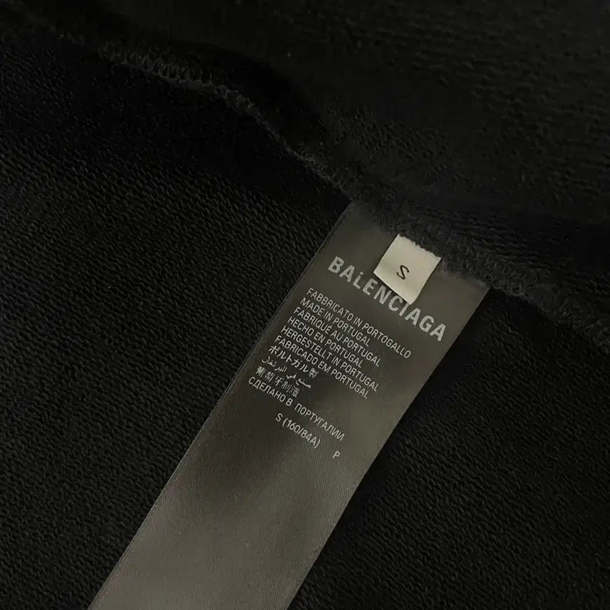 [BUNJANG] Balenciaga Gaff Clean Hoodie / 발렌시아가 개퍼 후드집업