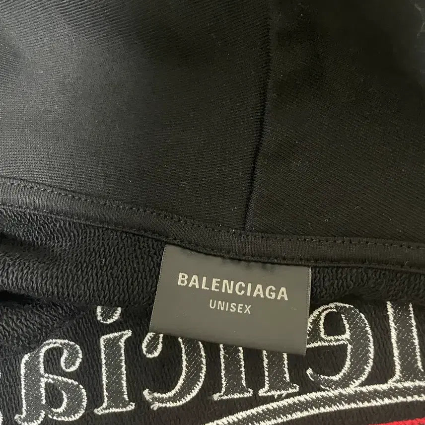 [BUNJANG] Balenciaga Gaff Clean Hoodie / 발렌시아가 개퍼 후드집업