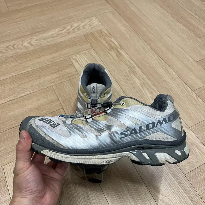 [BUNJANG] Salomon XT-4 Silver Metallic Sneakers / 살로몬 xt-4 실버 매탈릭 280