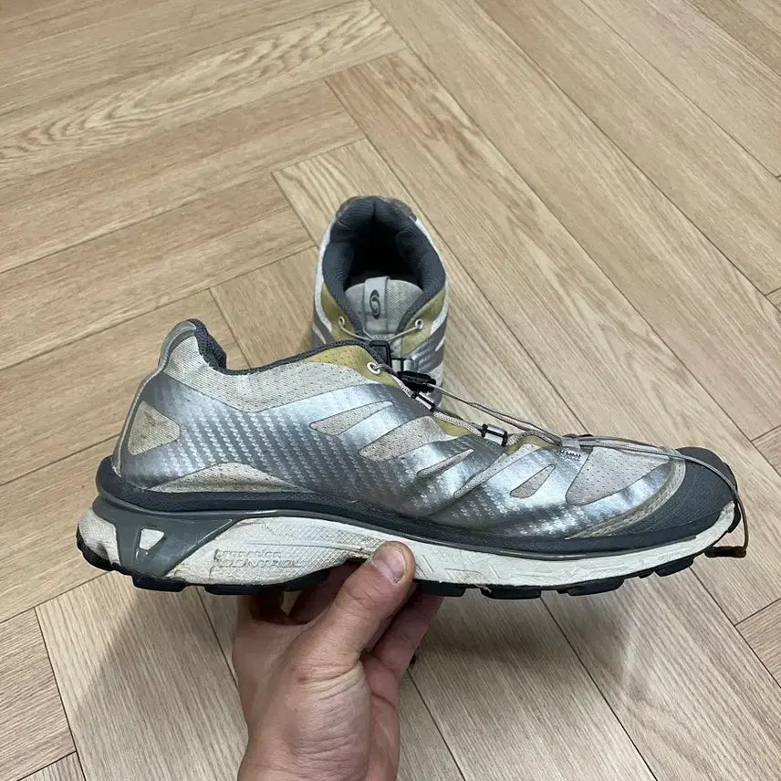 [BUNJANG] Salomon XT-4 Silver Metallic Sneakers / 살로몬 xt-4 실버 매탈릭 280