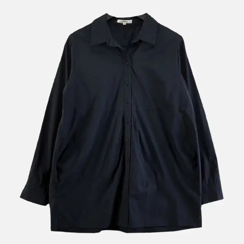 [BUNJANG] Vintage M6237 Navy Shirt / 여77사이즈 셔츠 네이비 M6237