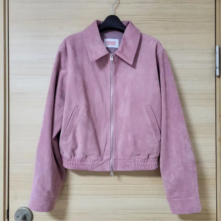 [BUNJANG] Ordinary Holiday Suede Blouson Jacket / 오디너리 홀리데이 스웨이드 블루종 자켓 점퍼