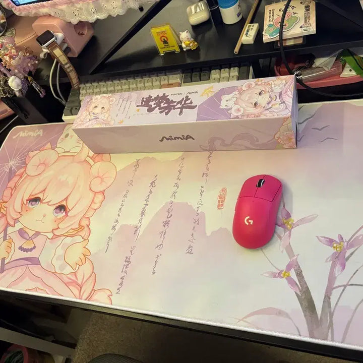 [BUNJANG] Mijooan Desk Mat / 미주안 쿠지(뽑기) 키보드 장패드
