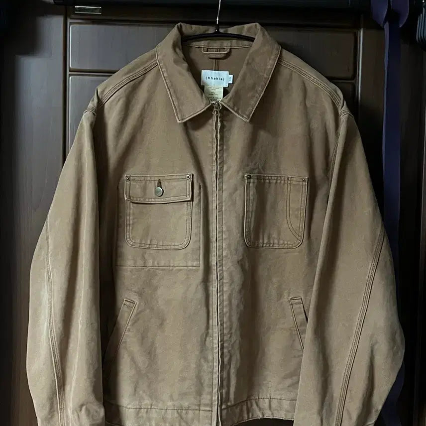 [SOLD OUT] 카키스 OD DUCK jacket 브라운 워크자켓 L