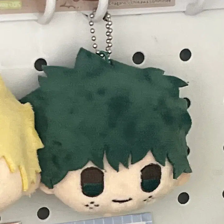 [BUNJANG] My Hero Academia Izuku Midoriya Face Plush Keychain / 히로아카 나히아  미도리야 얼굴인형 키링