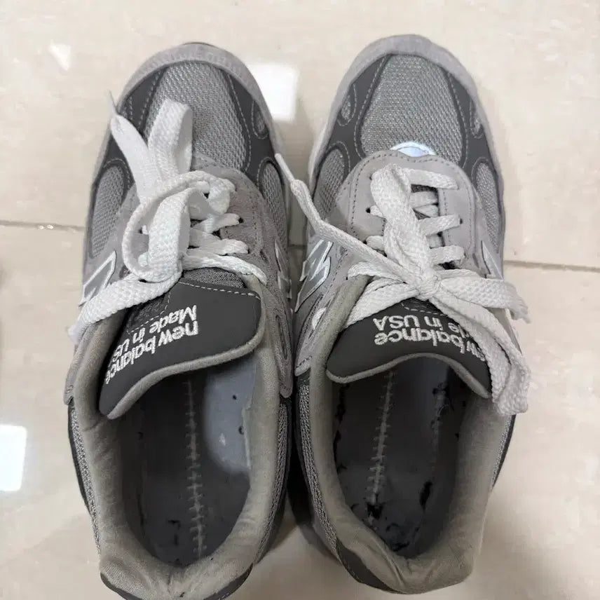 [BUNJANG] New Balance 993 Made in USA Grey 2E Running Shoes / (W) 뉴발란스 993 메이드 인 USA 그레이 - 2E