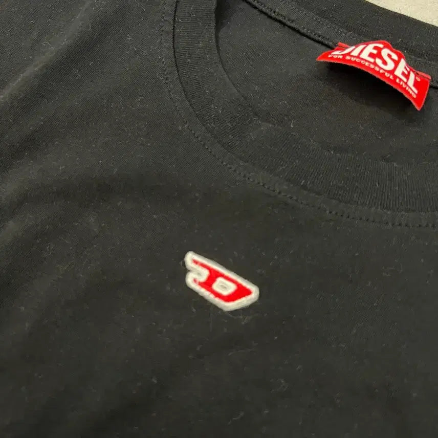 [BUNJANG] Diesel Logo Long Sleeve Black XL / 디젤 로고 롱슬리브 블랙 xl