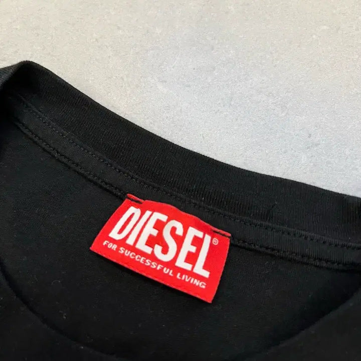 [BUNJANG] Diesel Logo Long Sleeve Black XL / 디젤 로고 롱슬리브 블랙 xl