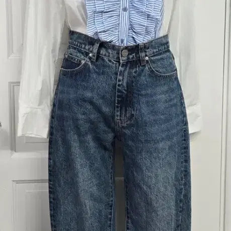 [BUNJANG] Vanessa Scott Ruffle Blouse / 새상품)바네사 스콧 프릴블라우스