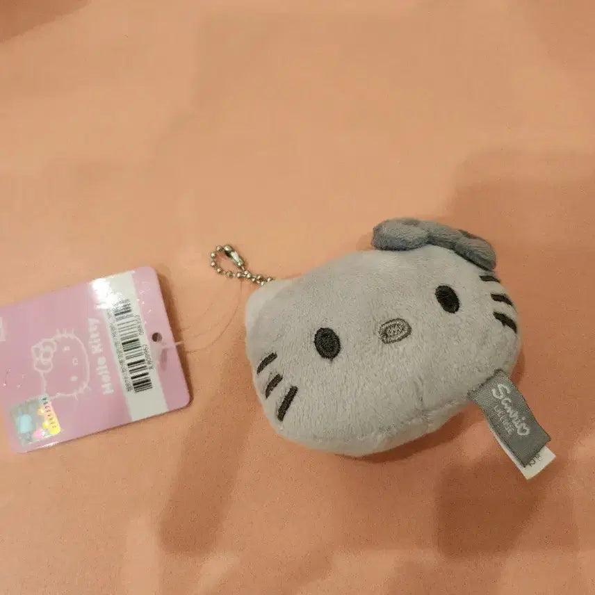 [BUNJANG] Sanrio Hello Kitty Face Plush Keychain / 산리오 헬로키티 얼굴 인형 키링