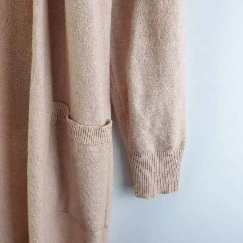 [BUNJANG] Kuzteng Pink Long Cardigan / 쿠즈텡 여100 핑크 롱 가디건 M6244