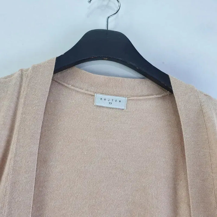 [BUNJANG] Kuzteng Pink Long Cardigan / 쿠즈텡 여100 핑크 롱 가디건 M6244