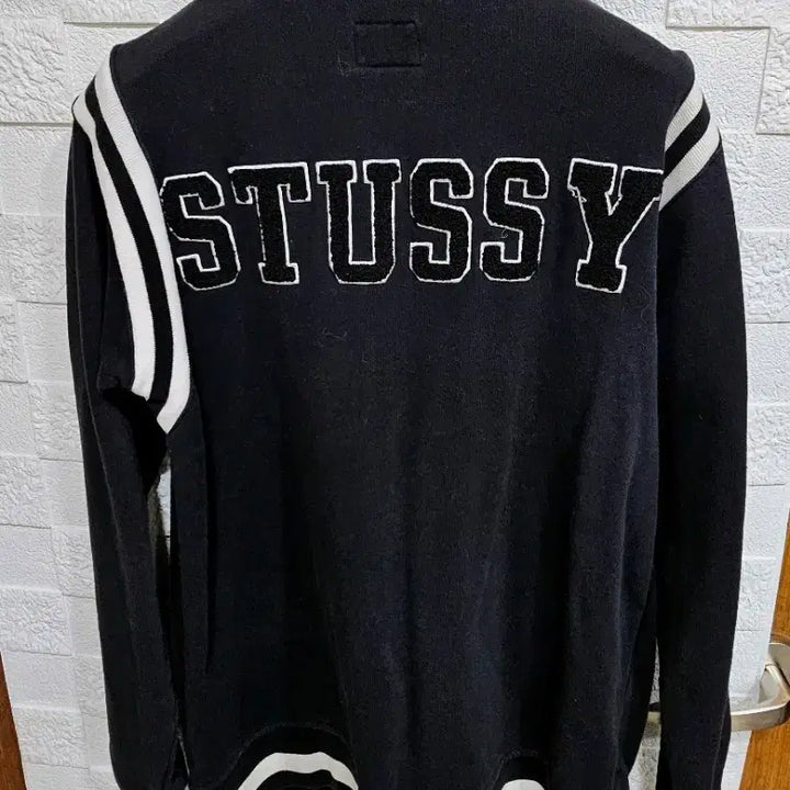[BUNJANG] Stussy Black Stadium Jacket / 무배)스투시 블랙 스타디움 자켓