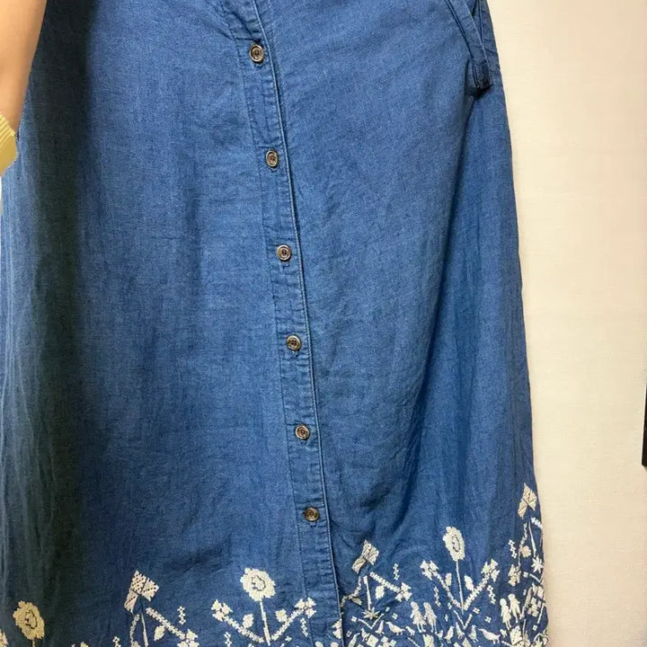 [BUNJANG] Thursday Island Bohemian Denim Long Skirt / 써스데이아일랜드 청치마 보헤미안