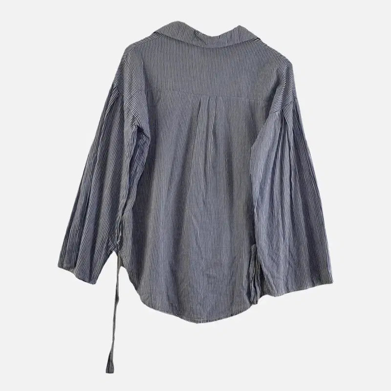 [BUNJANG] FREE Striped Shirt Light Blue / 여FREE 스트라이프 셔츠 라이트 블루 M6242