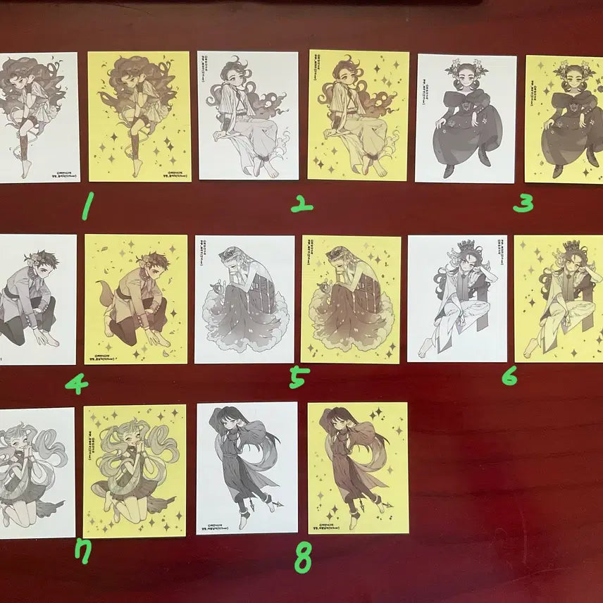 [BUNJANG] Kkamanneoguri Voldemort Character Stickers / 까만너구리 볼드모트 인물 인스 -1 (장당 50원 / 랜덤 가능)