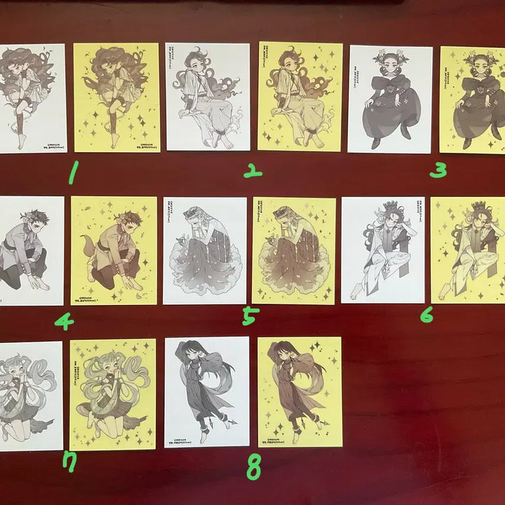[BUNJANG] Kkamanneoguri Voldemort Character Stickers / 까만너구리 볼드모트 인물 인스 -1 (장당 50원 / 랜덤 가능)