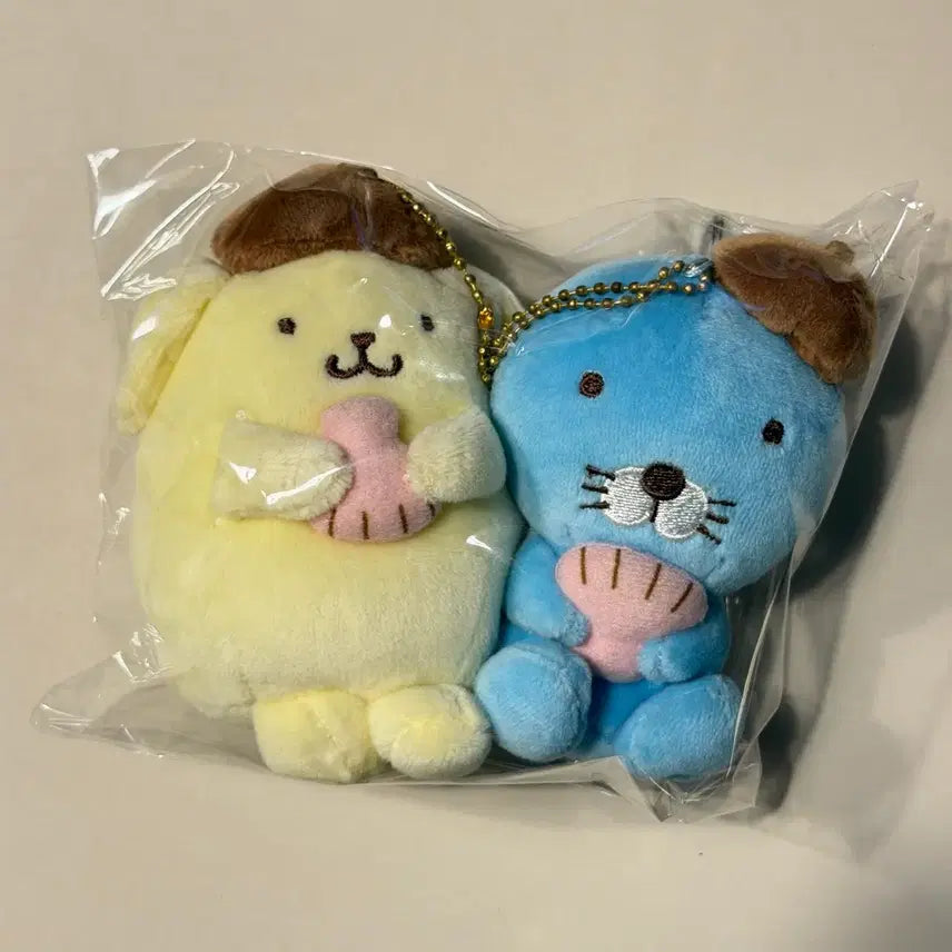 [BUNJANG] Sanrio Pompompurin Bonobono Mascot Keyring / (새상품) 산리오 보노보노 콜라보 폼폼푸린 마스코트 키링