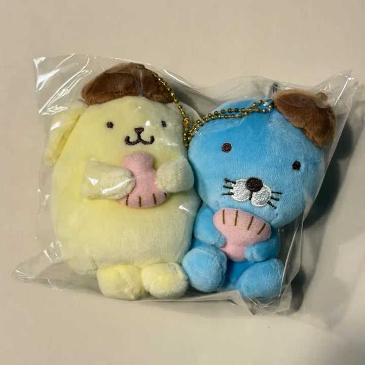 [BUNJANG] Sanrio Pompompurin Bonobono Mascot Keyring / (새상품) 산리오 보노보노 콜라보 폼폼푸린 마스코트 키링