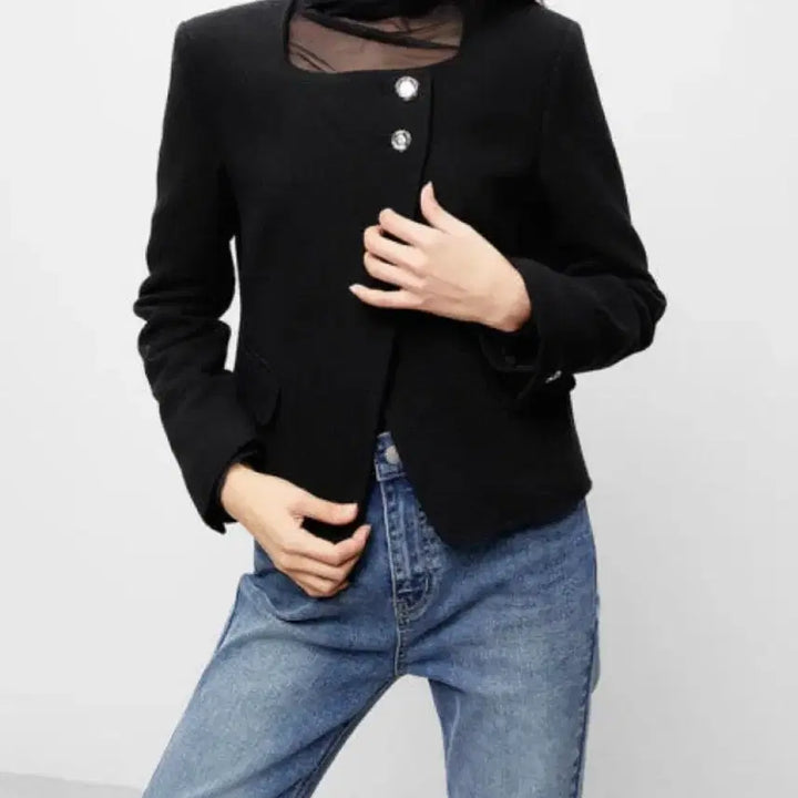 [BUNJANG] MIXXO Tweed Jacket / 미쏘 트위드