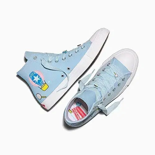 [BUNJANG] Converse x Sanrio Characters Chuck Taylor All Star Cinnamoroll Baby Blue (245) / 컨버스 x 산리오 캐릭터즈 척케일러 올스타 시나모롤 베이비블루 (245)