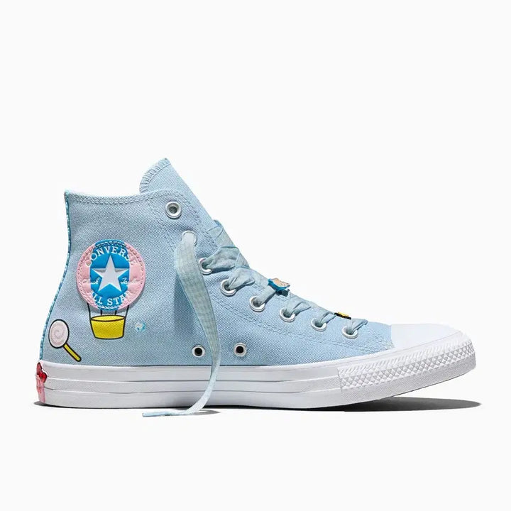 [BUNJANG] Converse x Sanrio Characters Chuck Taylor All Star Cinnamoroll Baby Blue (245) / 컨버스 x 산리오 캐릭터즈 척케일러 올스타 시나모롤 베이비블루 (245)