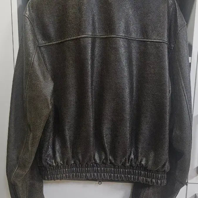 [BUNJANG] Anytime Roric Vintage Leather Jacket Black L / 애니타임로릭 빈티지 레더자켓 블랙 L