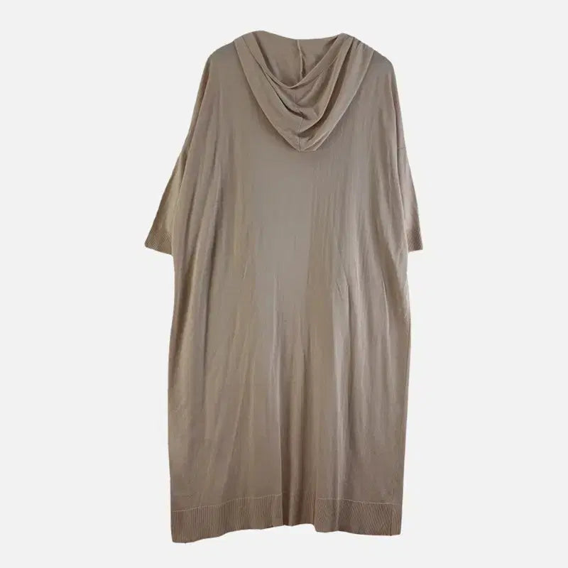 [BUNJANG] FREE Beige Long Cardigan / 여FREE 반팔 롱 가디건 베이지 M6245