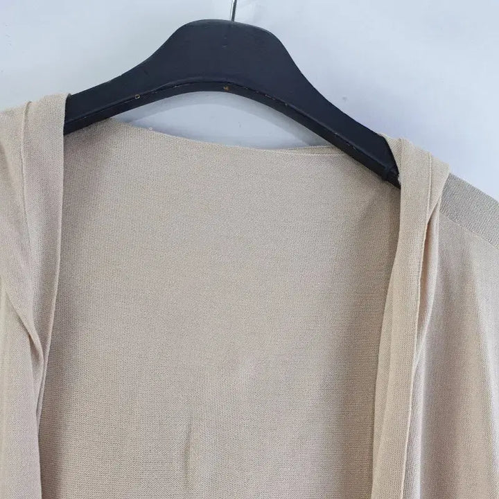 [BUNJANG] FREE Beige Long Cardigan / 여FREE 반팔 롱 가디건 베이지 M6245