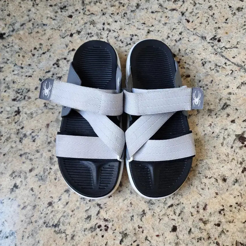 [BUNJANG] Spider Cross Strap Sandals Slippers (270) / 스파이더 크로스 스트랩 샌들 슬리퍼 (270)