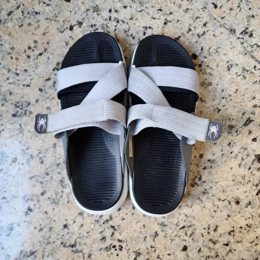 [BUNJANG] Spider Cross Strap Sandals Slippers (270) / 스파이더 크로스 스트랩 샌들 슬리퍼 (270)