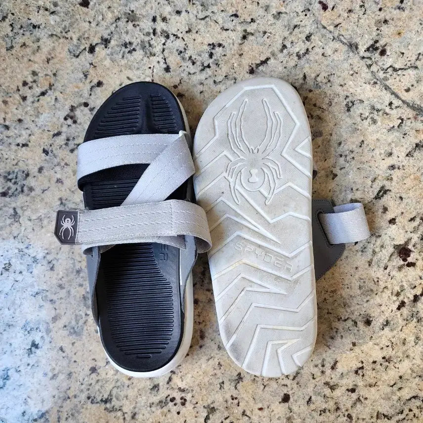 [BUNJANG] Spider Cross Strap Sandals Slippers (270) / 스파이더 크로스 스트랩 샌들 슬리퍼 (270)